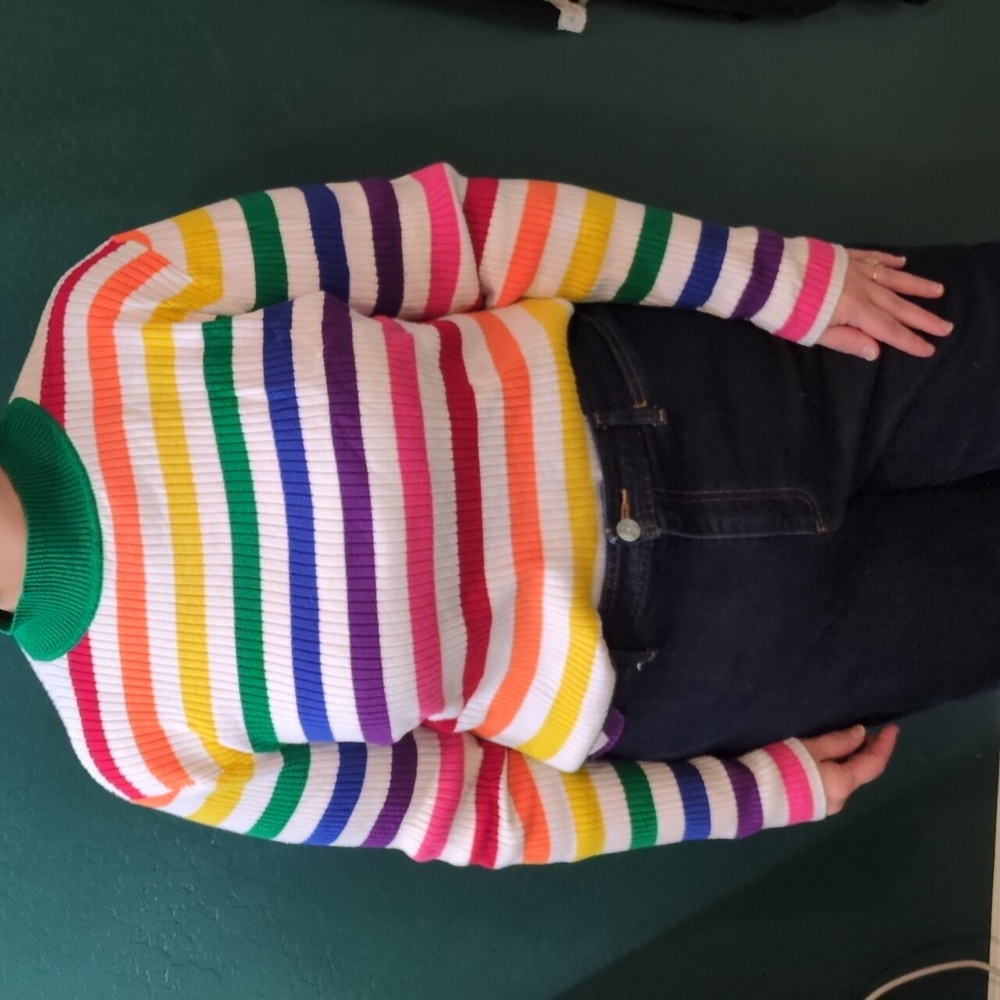 Colorful Striped Sweater